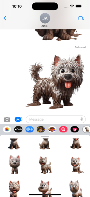 Dirty Westie StickersiPhone版截图6