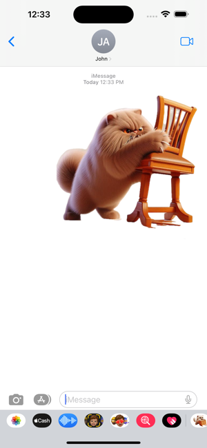 Persian Cat Clawing StickersiPhone版截图4