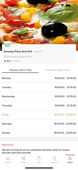 Greasby Pizza And GrilliPhone版截图3