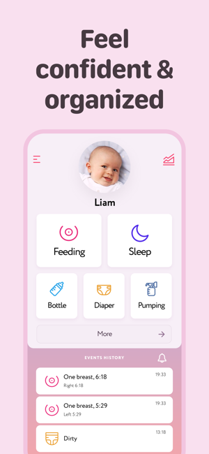 Baby feeding tracker Sleep logiPhone版截图4