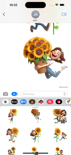 Sunflower StickersiPhone版截图5