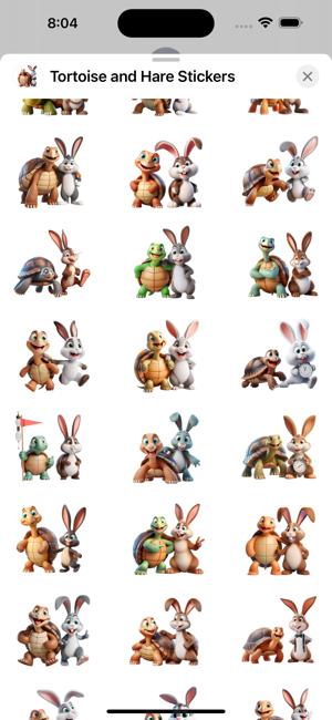 Tortoise and Hare StickersiPhone版截图2