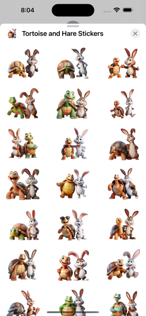 Tortoise and Hare StickersiPhone版截图1