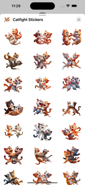 Catfight StickersiPhone版截图1