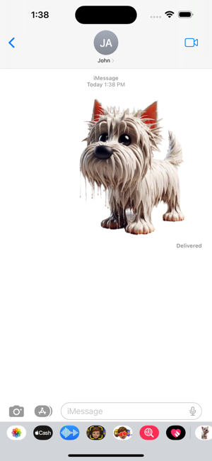 Wet Westie StickersiPhone版截图4