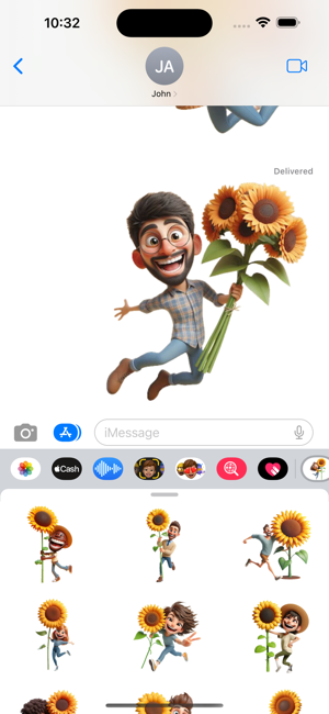 Sunflower StickersiPhone版截图6