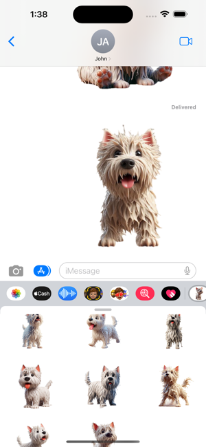 Wet Westie StickersiPhone版截图6