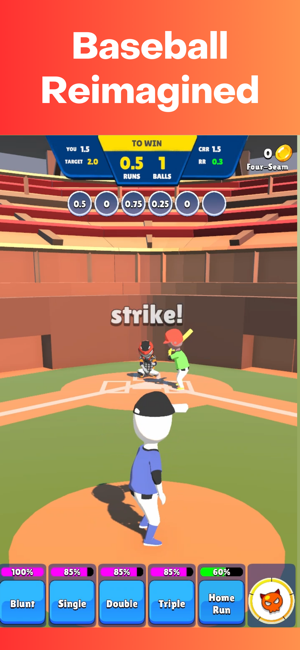 Home Run Mania : Baseball GameiPhone版截图1