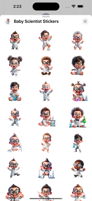 Baby Scientist StickersiPhone版截图1