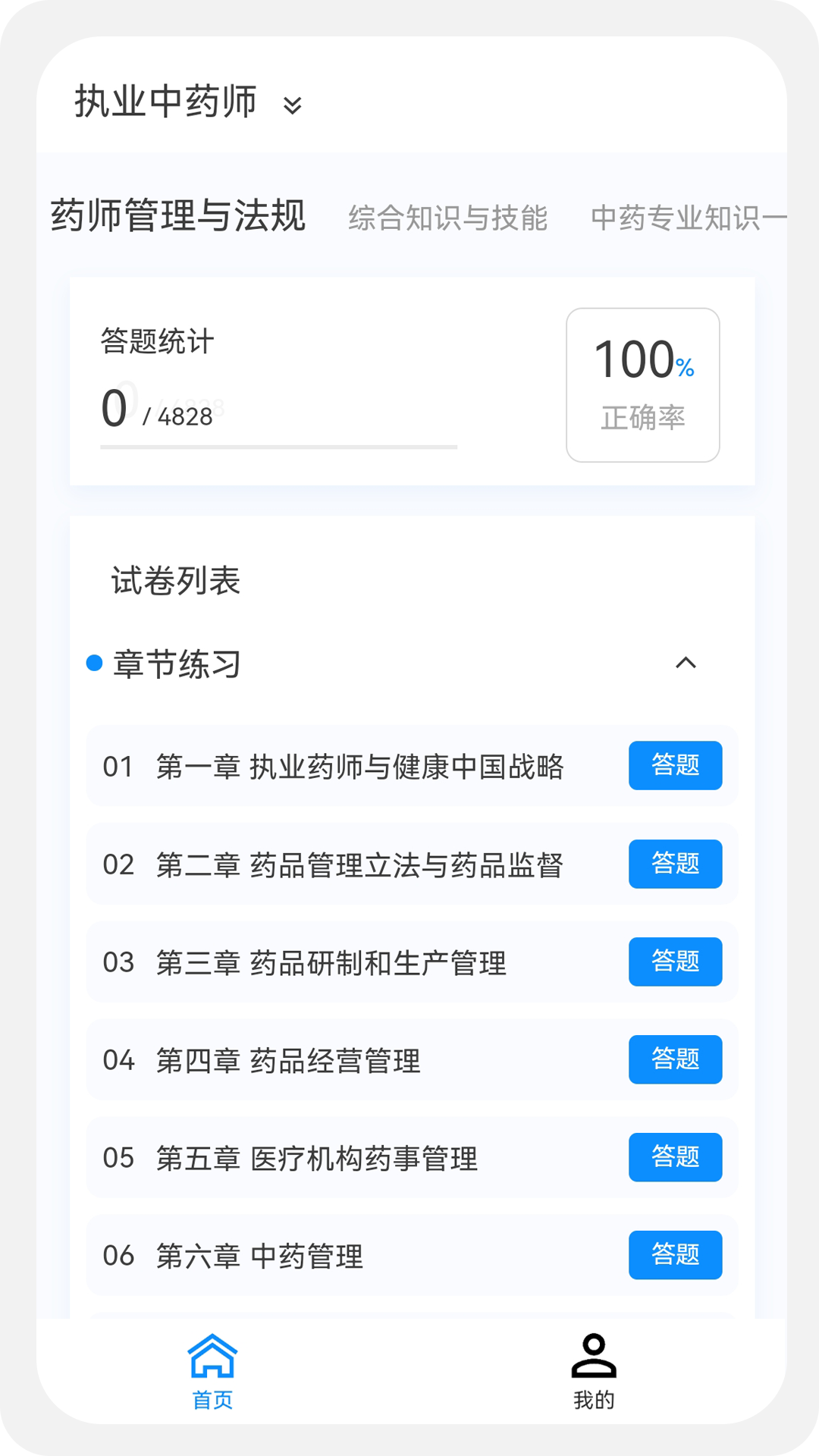 执业药师100题库截图2