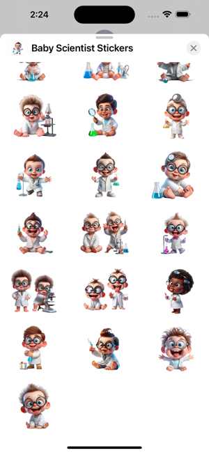 Baby Scientist StickersiPhone版截图3