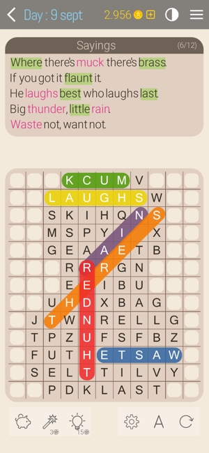 Word Search EvolvediPhone版截图7