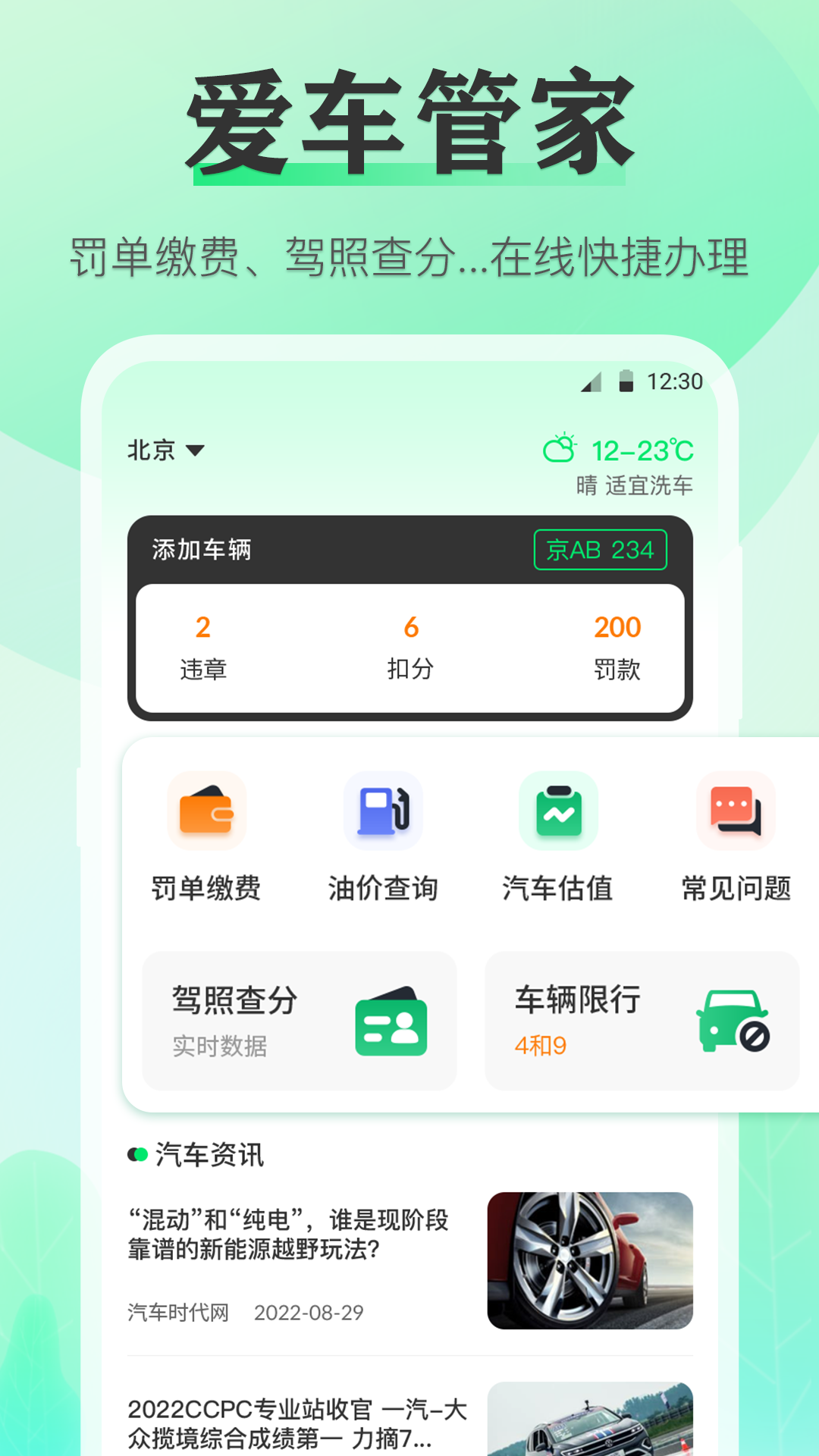 违章查询鸿蒙版截图1