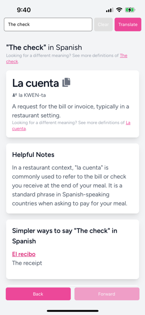 Everyday Spanish TranslatoriPhone版截图2