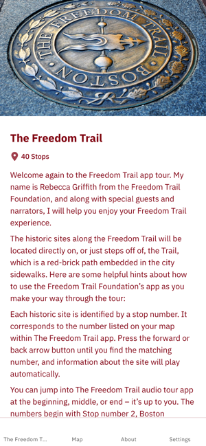 OfficialFreedomTrail®AppiPhone版截图2