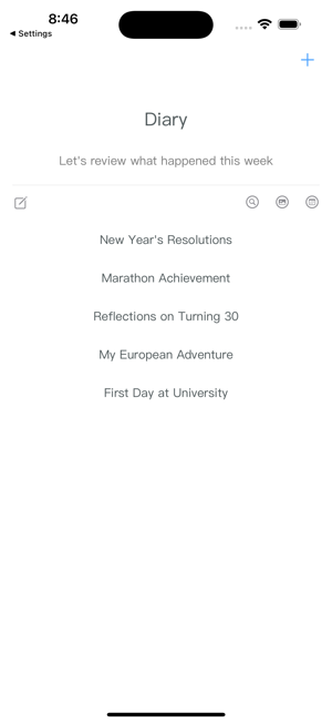 Diary7iPhone版截图1