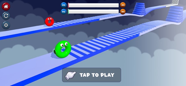 Bouncy Ball Blob Race GamesiPhone版截图1