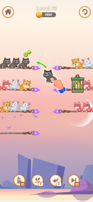 Cats Color Sorting GamesiPhone版截图3