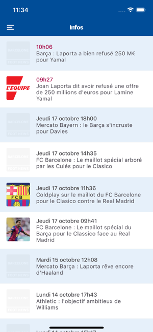 Barcelone Foot NewsiPhone版截图3