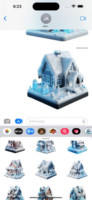 Icy House StickersiPhone版截图6