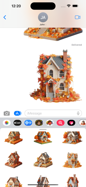 Autumn House StickersiPhone版截图5