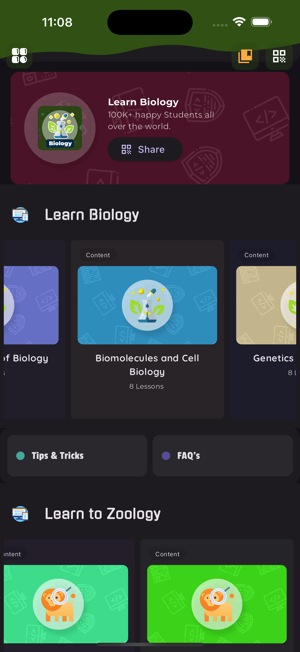 Learn Biology and ZoologyiPhone版截图2