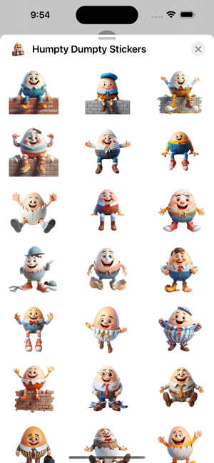 Humpty Dumpty StickersiPhone版截图1