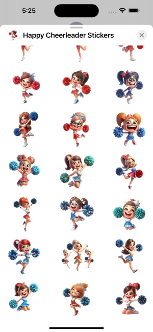 Happy Cheerleader StickersiPhone版截图3