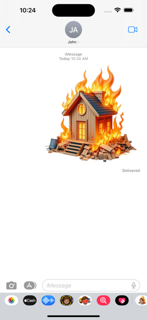 Burning House StickersiPhone版截图4