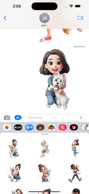 Westie Hug StickersiPhone版截图5