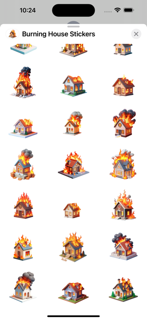 Burning House StickersiPhone版截图3