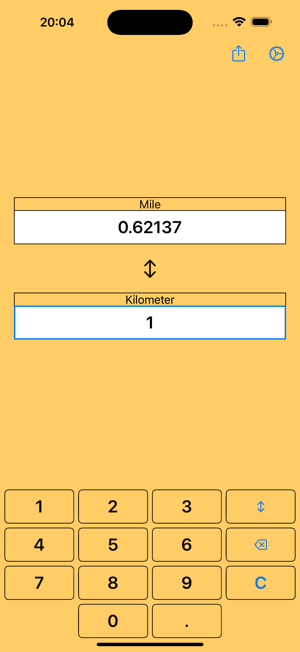 Miles to KilometersiPhone版截图2