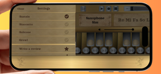 Saxophone SimiPhone版截图8