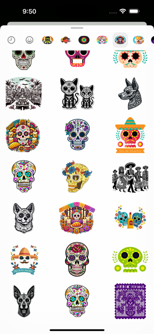 Dia de Muertos StickersiPhone版截图4