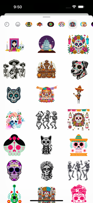 Dia de Muertos StickersiPhone版截图2