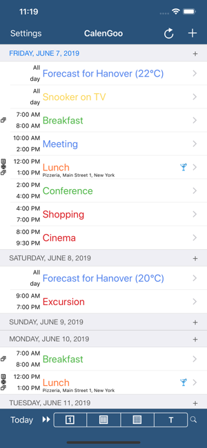 CalenGooCalendariPhone版截图5