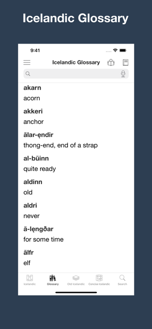 CombinedIcelandicDictionaryiPhone版截图3
