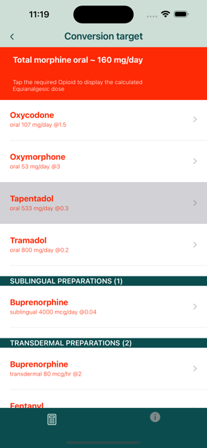 OpioidCalculatoriPhone版截图3