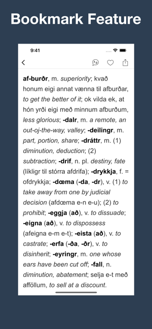 CombinedIcelandicDictionaryiPhone版截图8