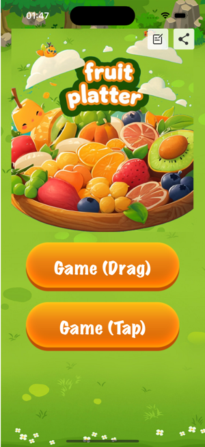 Fruit color drag platteriPhone版截图1