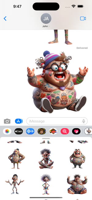 Wacky Tattoo StickersiPhone版截图6