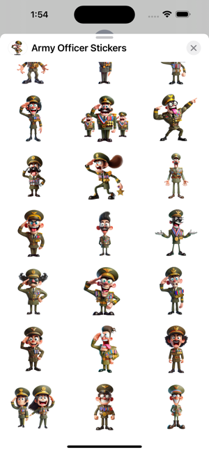 Army Officer StickersiPhone版截图3