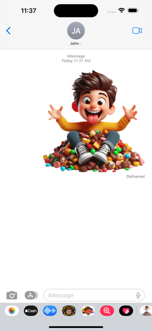 Candies Boy StickersiPhone版截图4