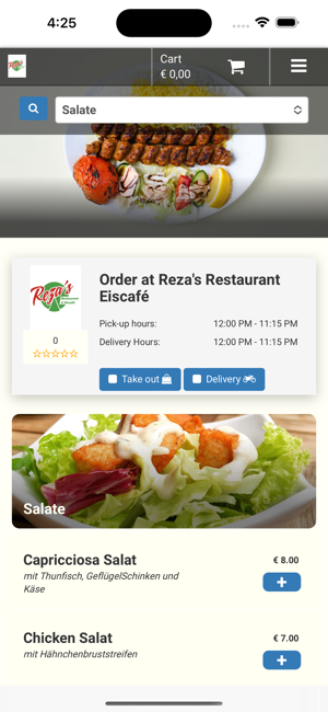 Reza's Restaurant EiscaféiPhone版截图3